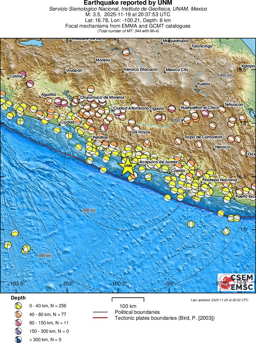 Regional moment Tensor