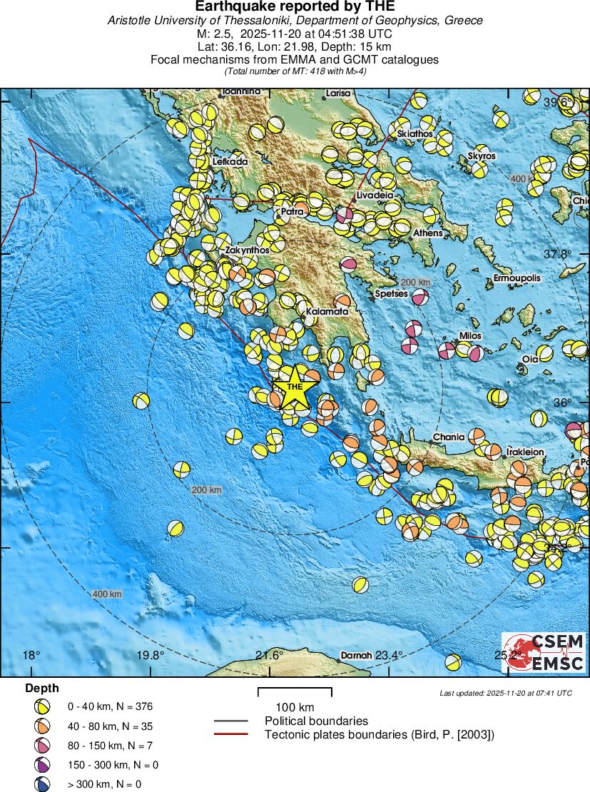 Regional moment Tensor