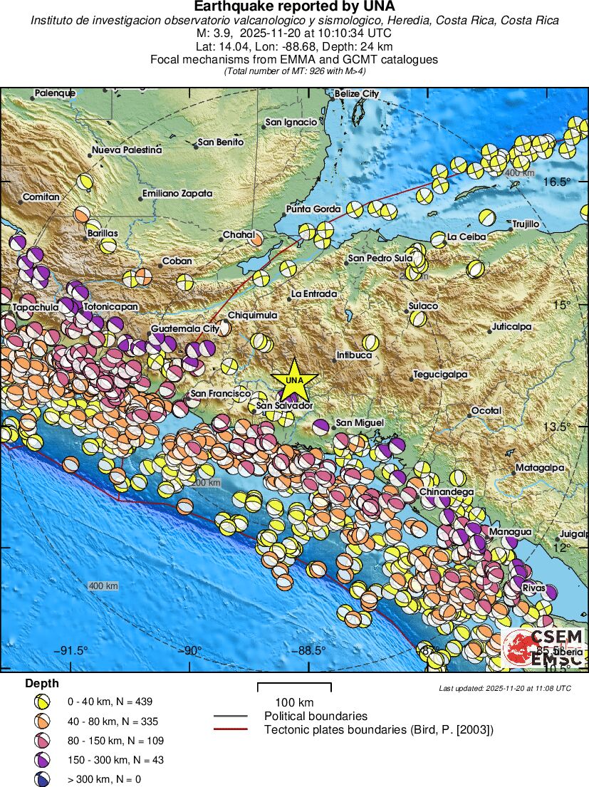 Regional moment Tensor