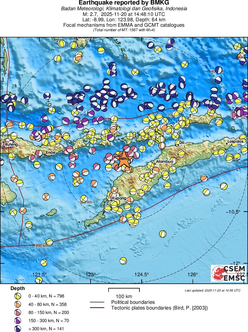 Regional moment Tensor