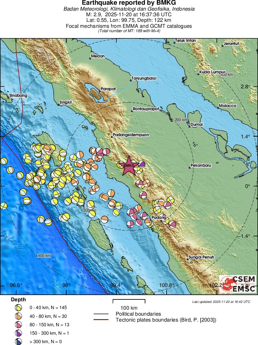 Regional moment Tensor