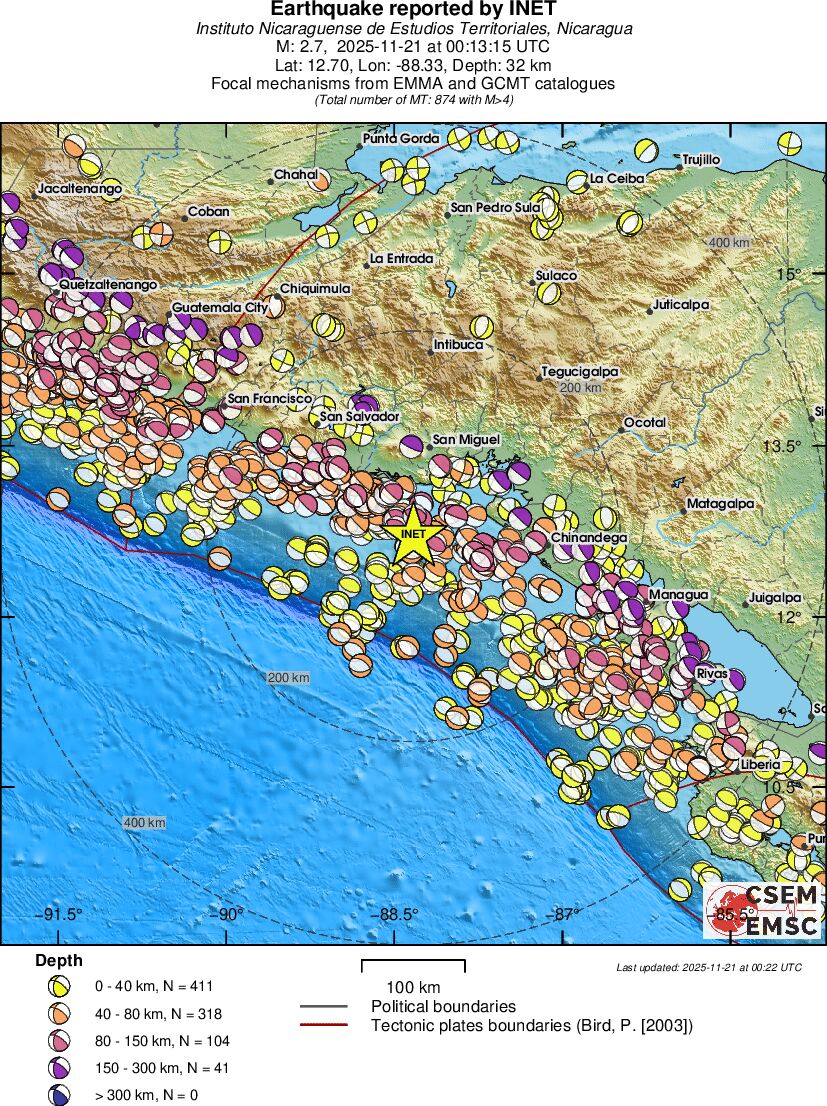 Regional moment Tensor