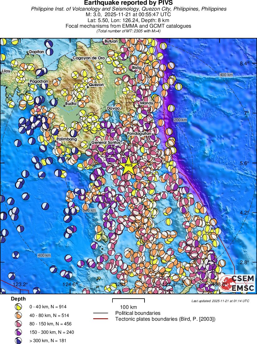 Regional moment Tensor