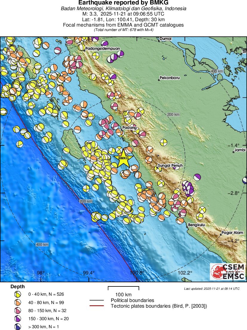 Regional moment Tensor
