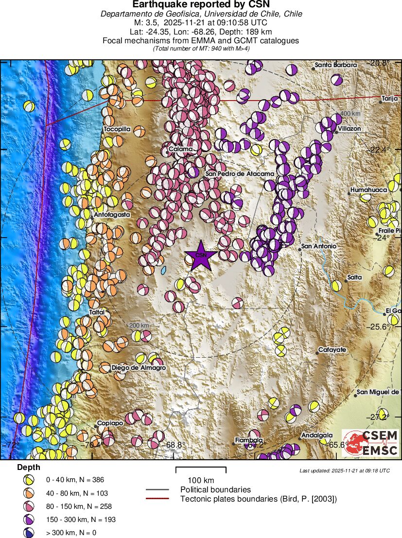 Regional moment Tensor