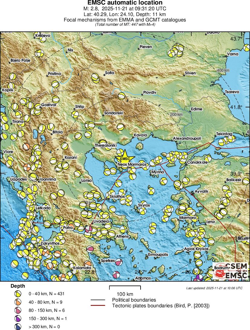Regional moment Tensor