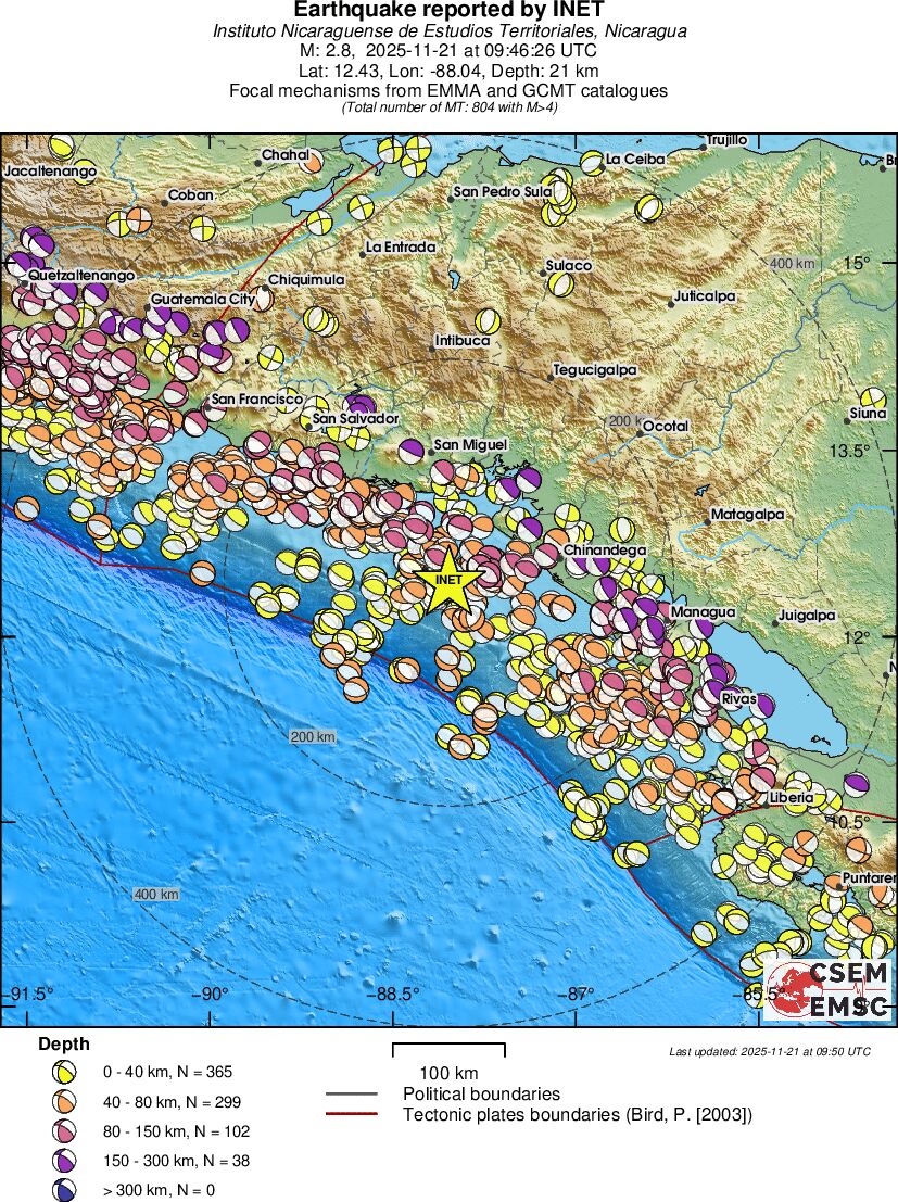 Regional moment Tensor