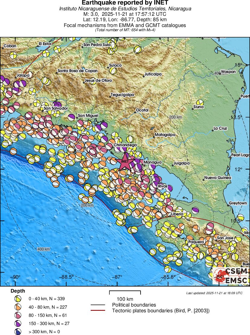 Regional moment Tensor