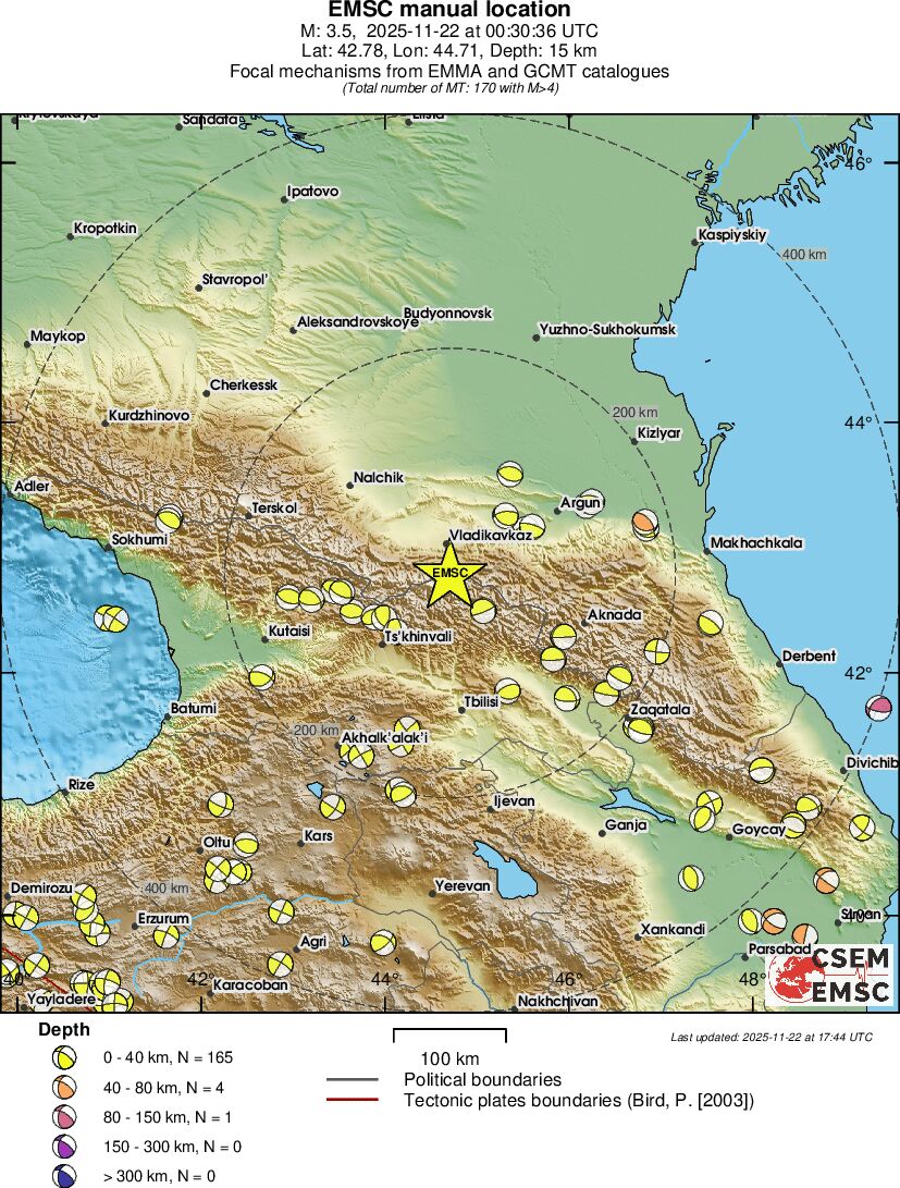 Regional moment Tensor