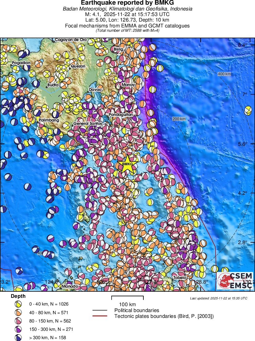Regional moment Tensor