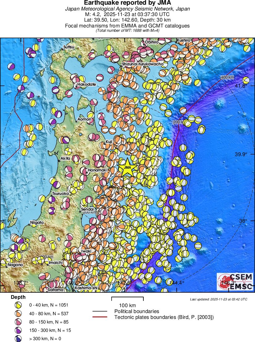 Regional moment Tensor