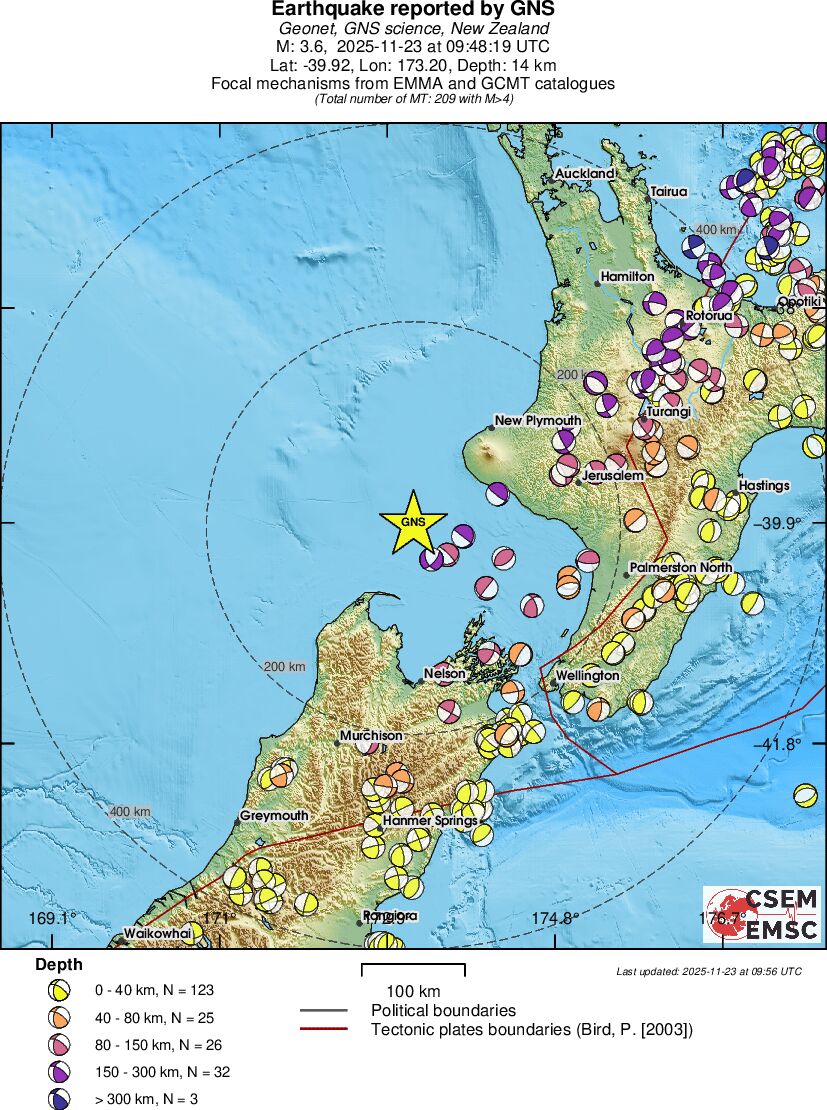 Regional moment Tensor