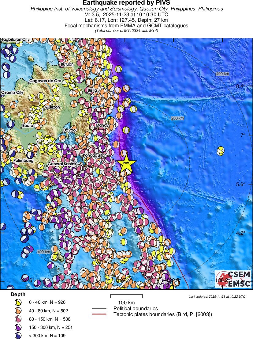 Regional moment Tensor