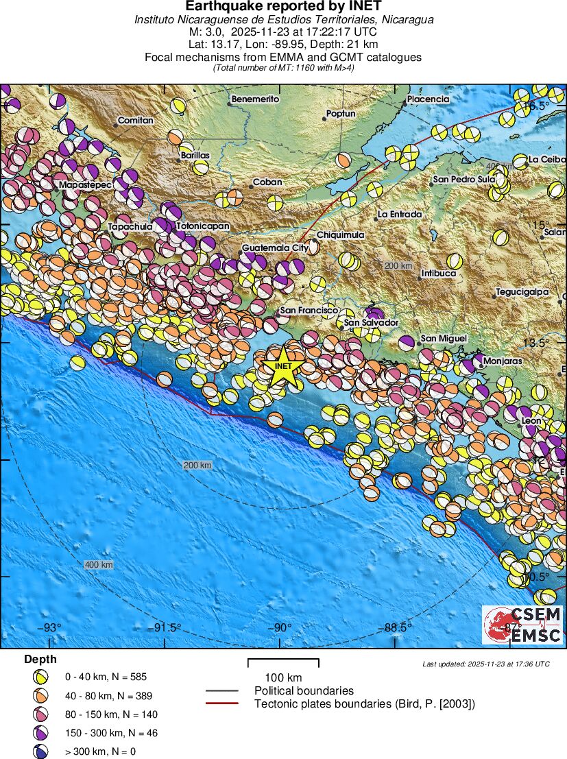 Regional moment Tensor