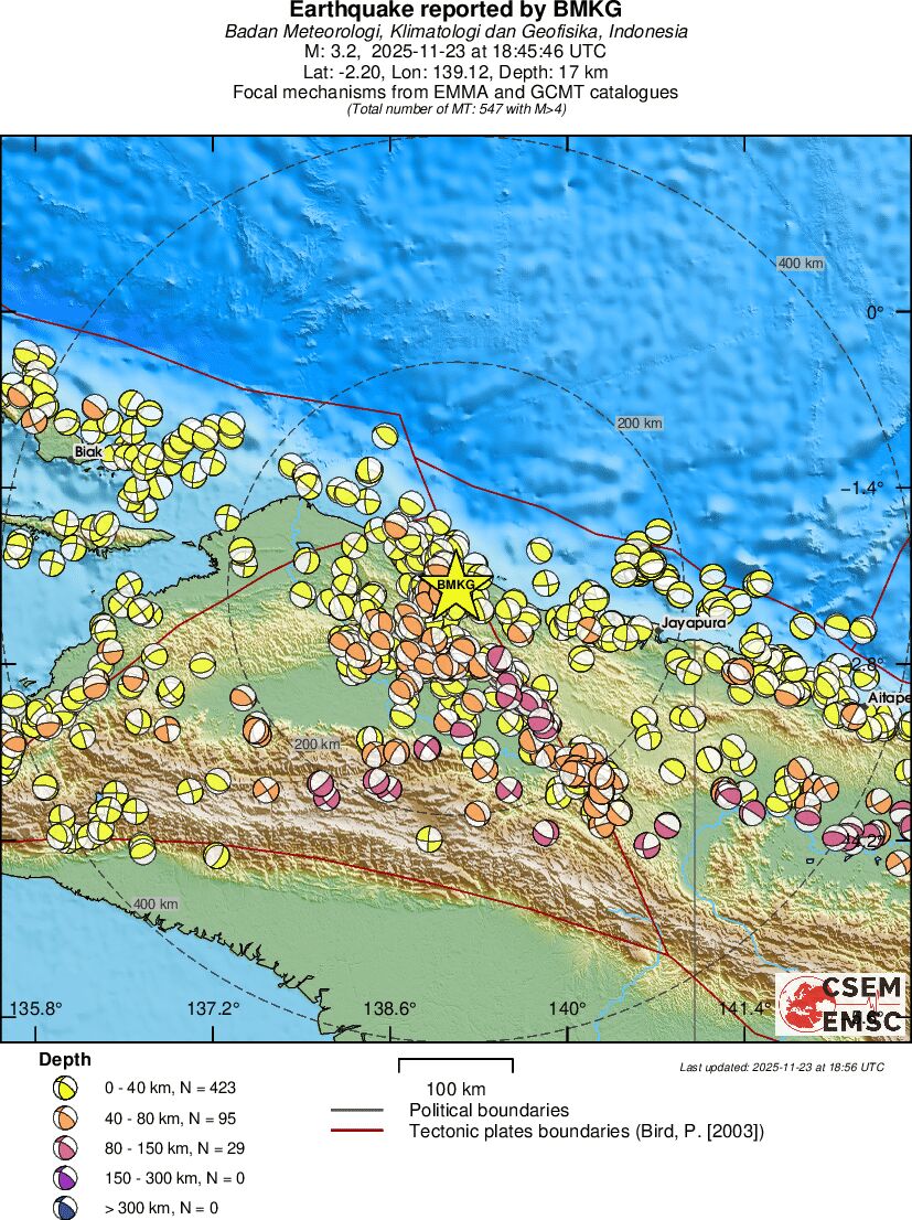 Regional moment Tensor