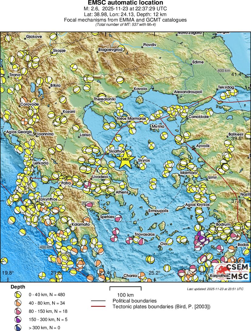 Regional moment Tensor