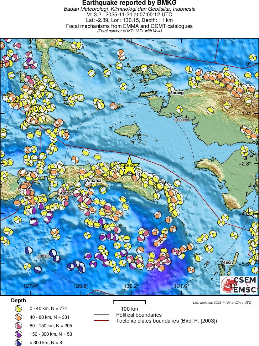 Regional moment Tensor