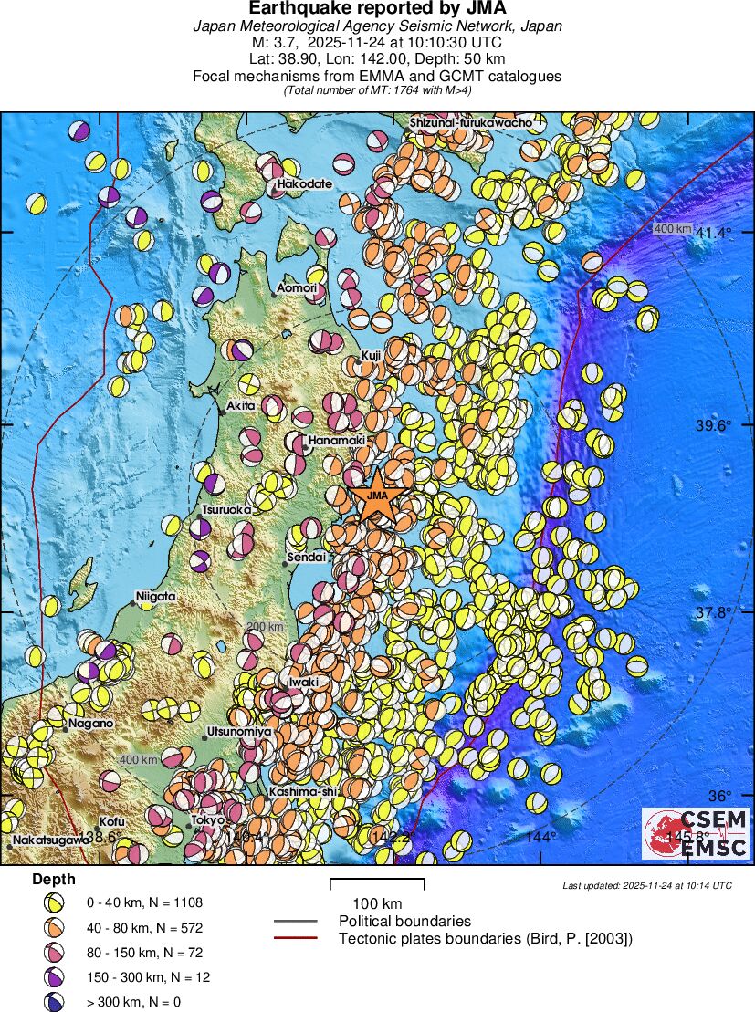 Regional moment Tensor
