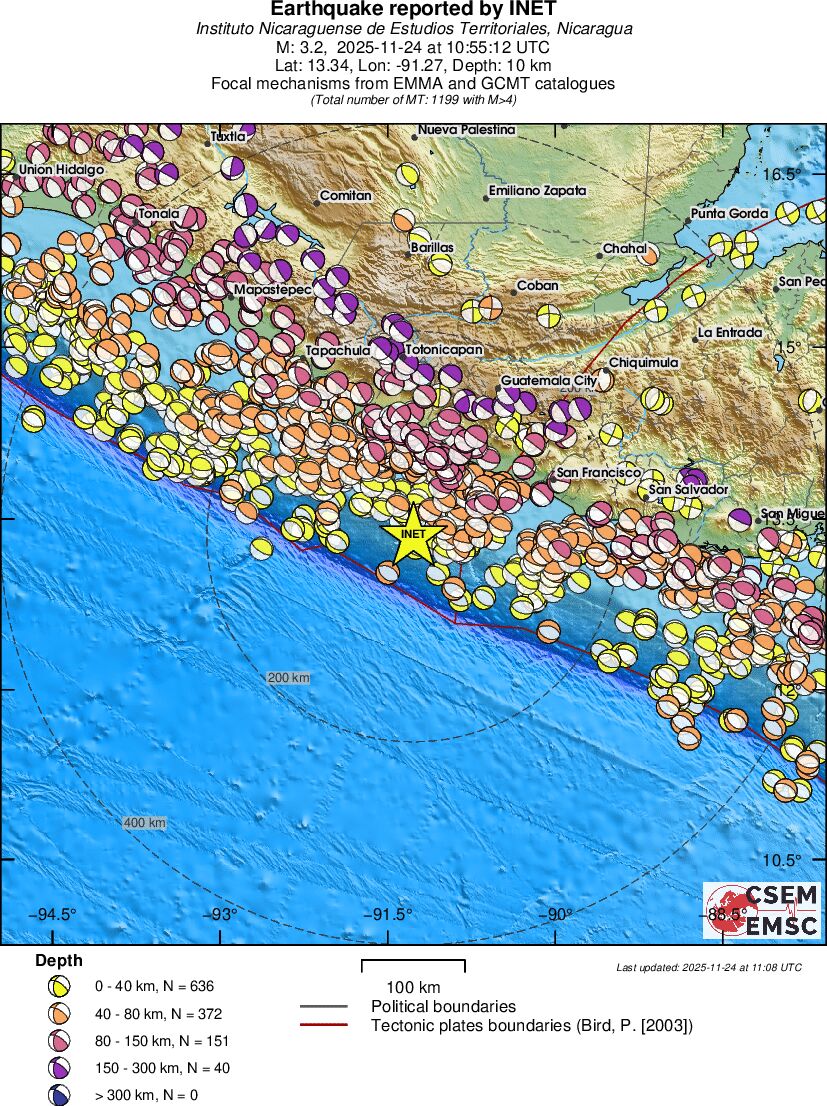 Regional moment Tensor