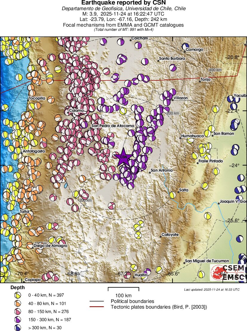 Regional moment Tensor