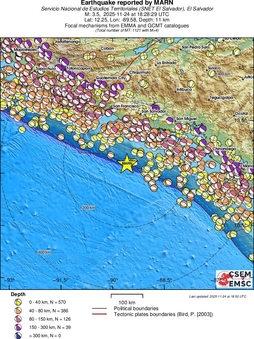 Regional moment Tensor