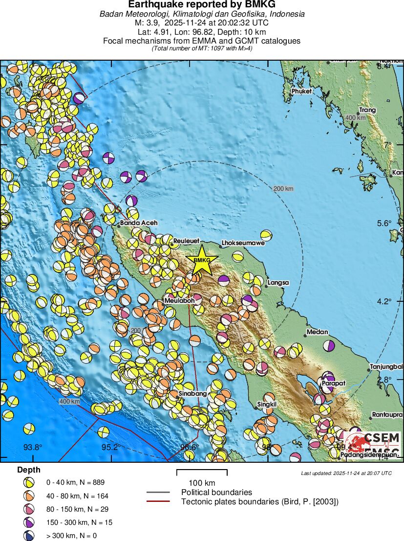 Regional moment Tensor