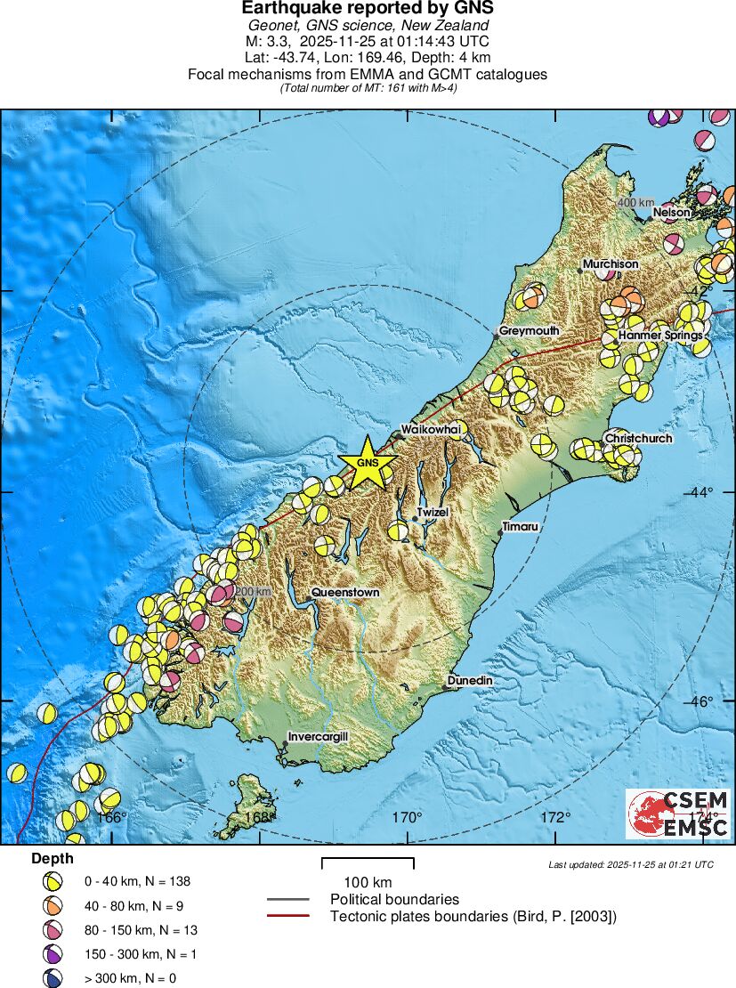 Regional moment Tensor