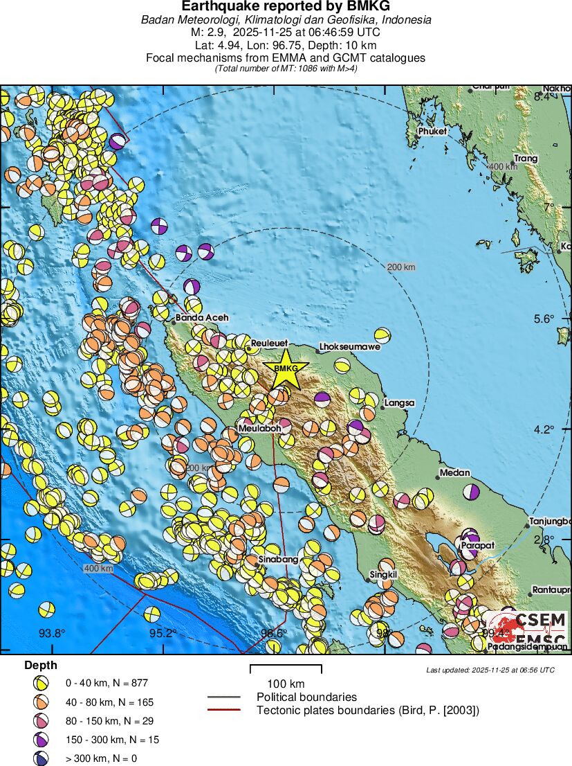 Regional moment Tensor