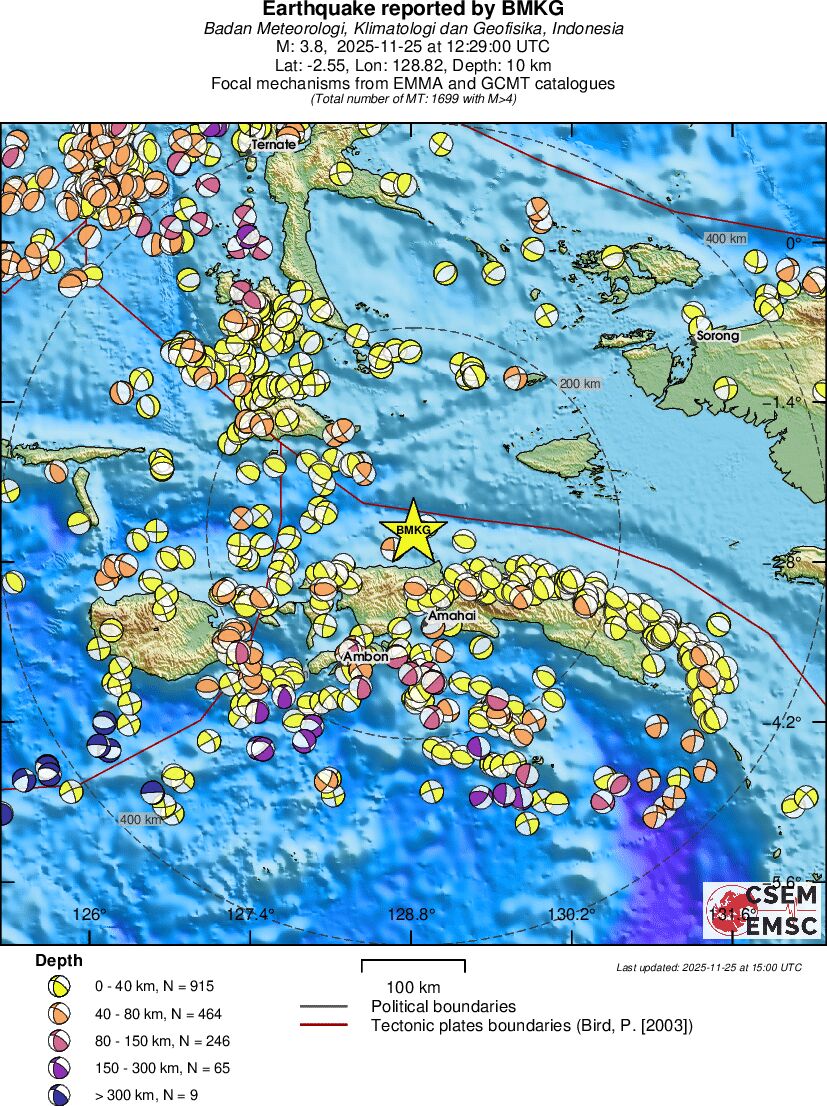 Regional moment Tensor