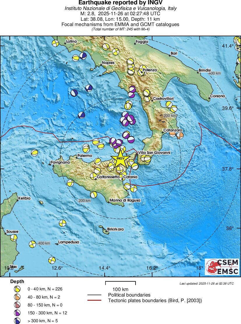 Regional moment Tensor