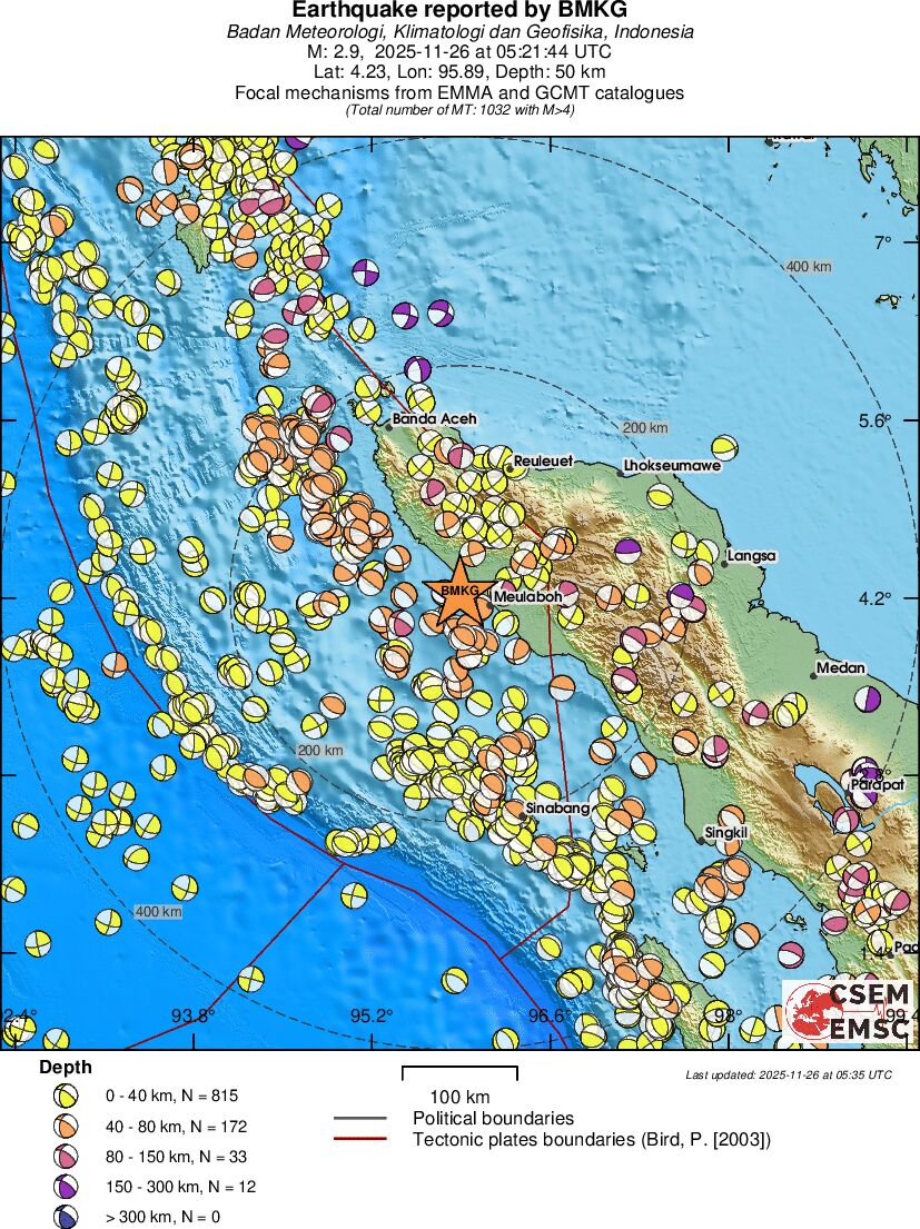 Regional moment Tensor