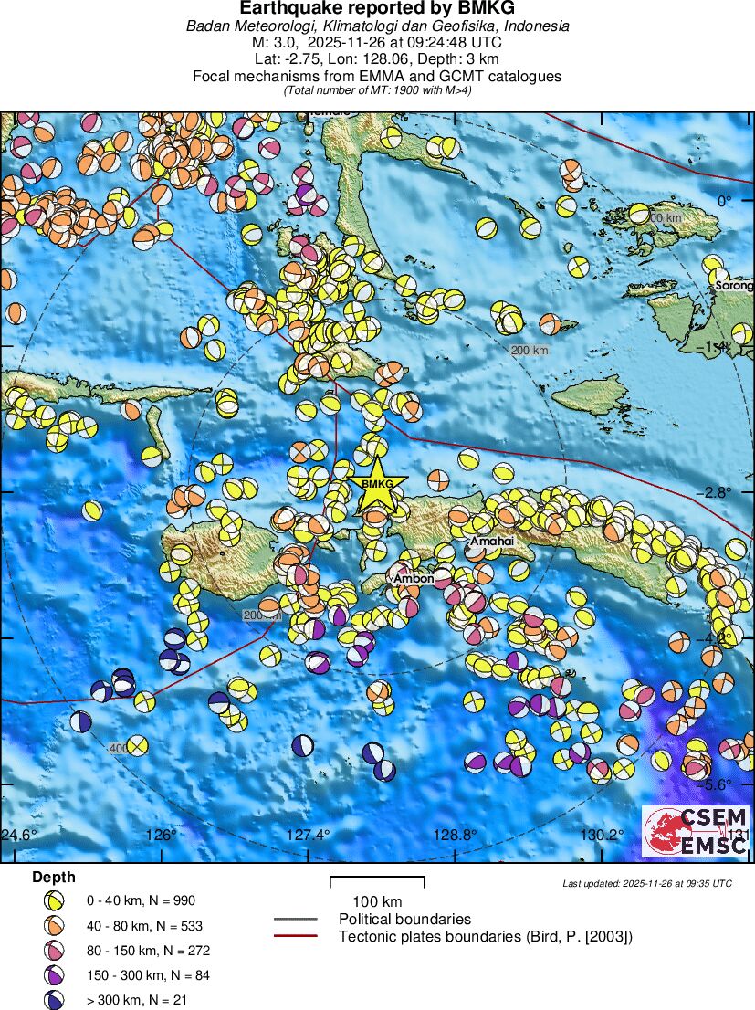Regional moment Tensor