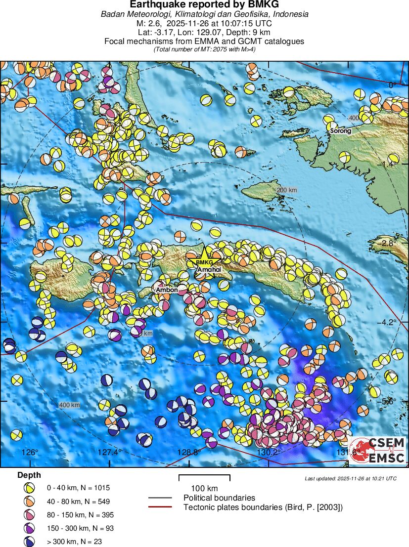 Regional moment Tensor