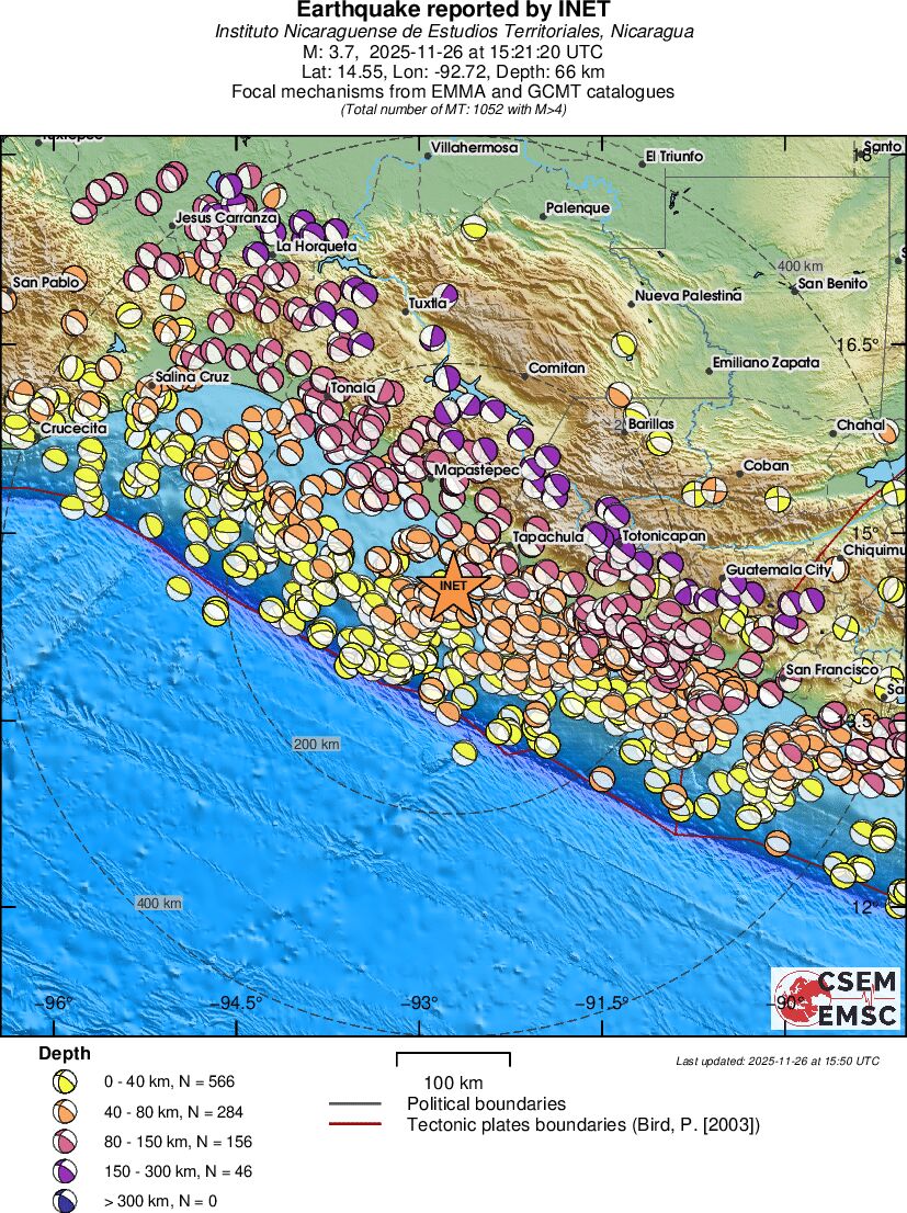 Regional moment Tensor