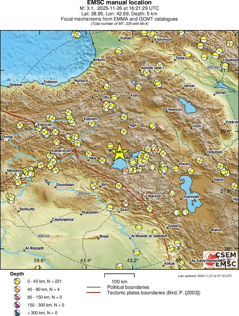 Regional moment Tensor