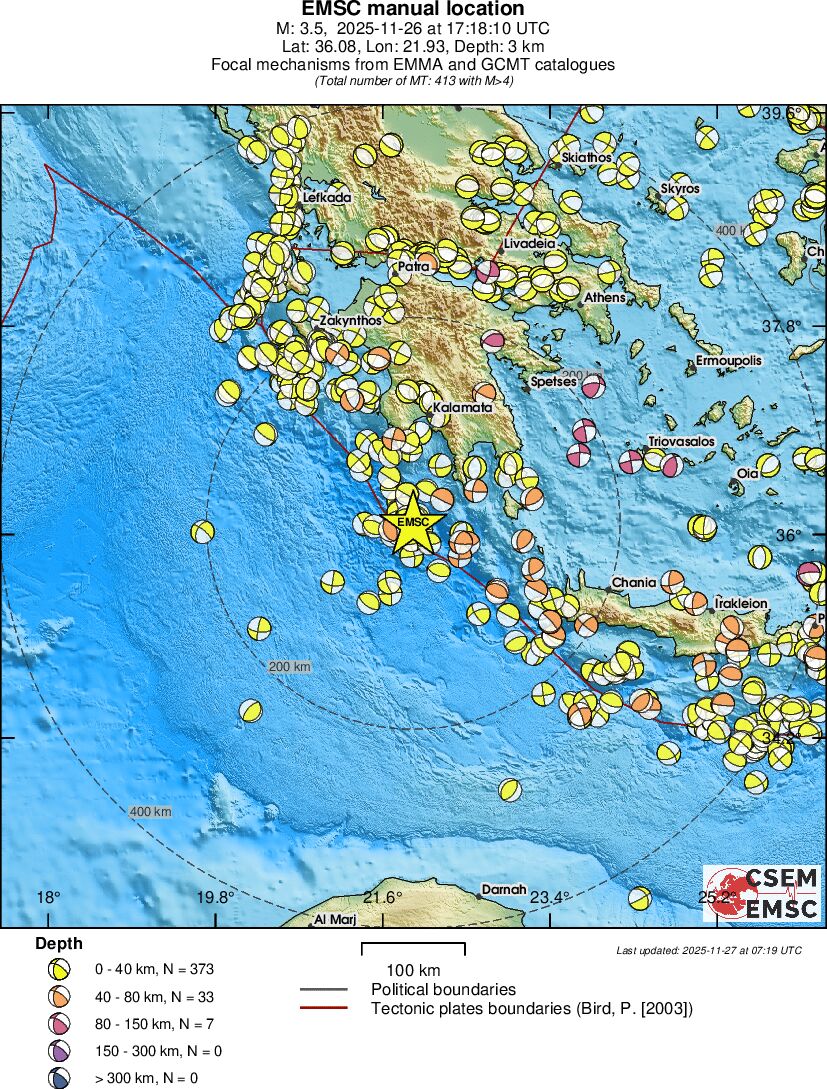 Regional moment Tensor