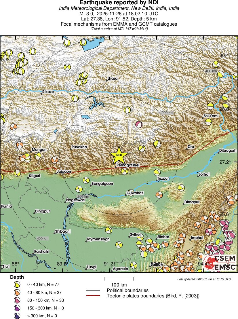Regional moment Tensor