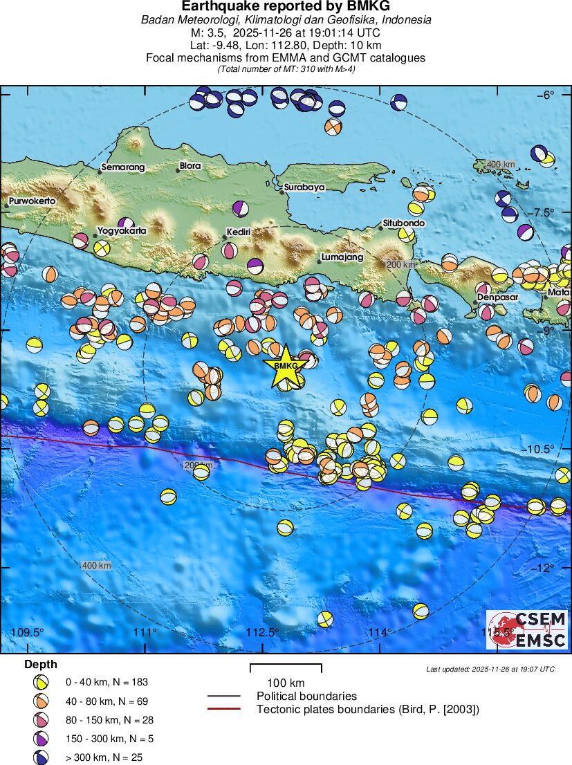 Regional moment Tensor