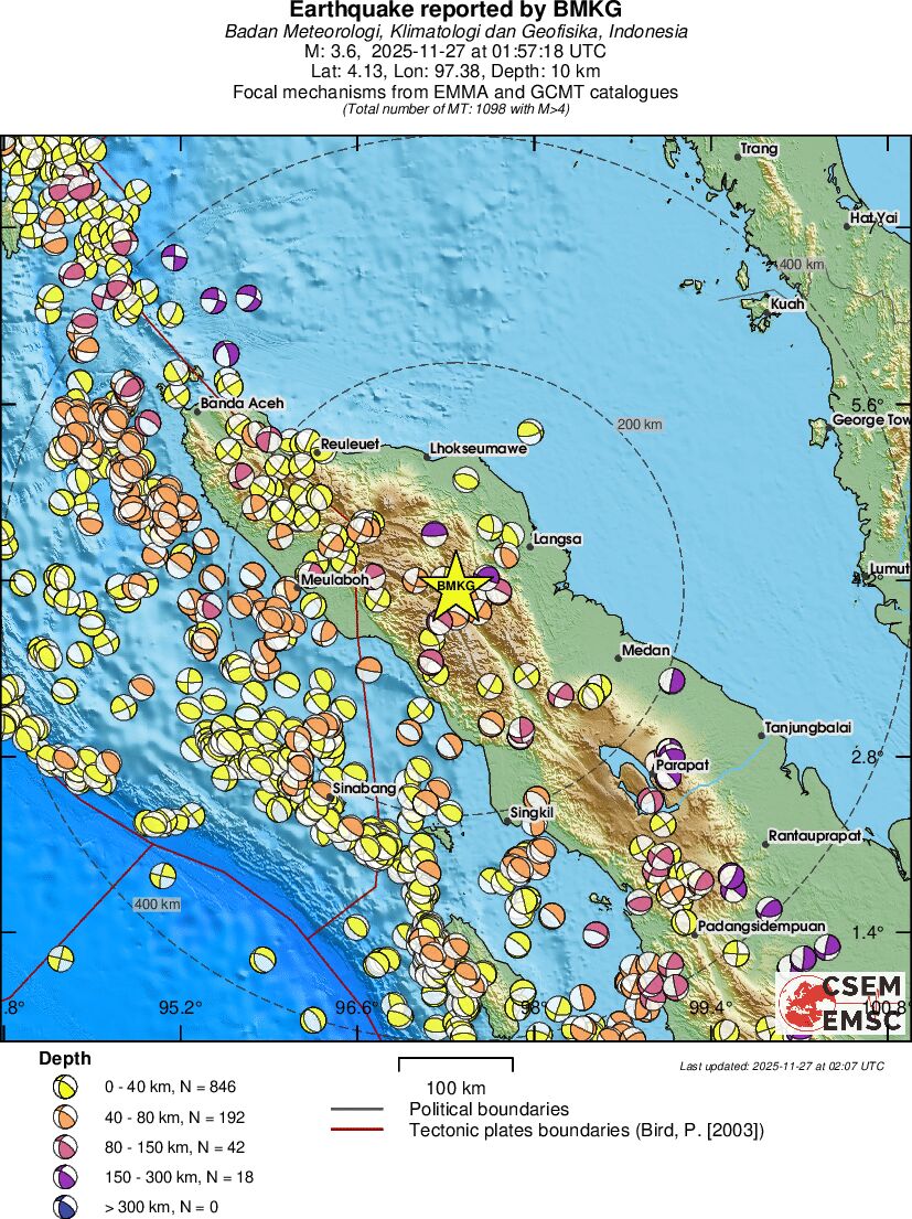 Regional moment Tensor