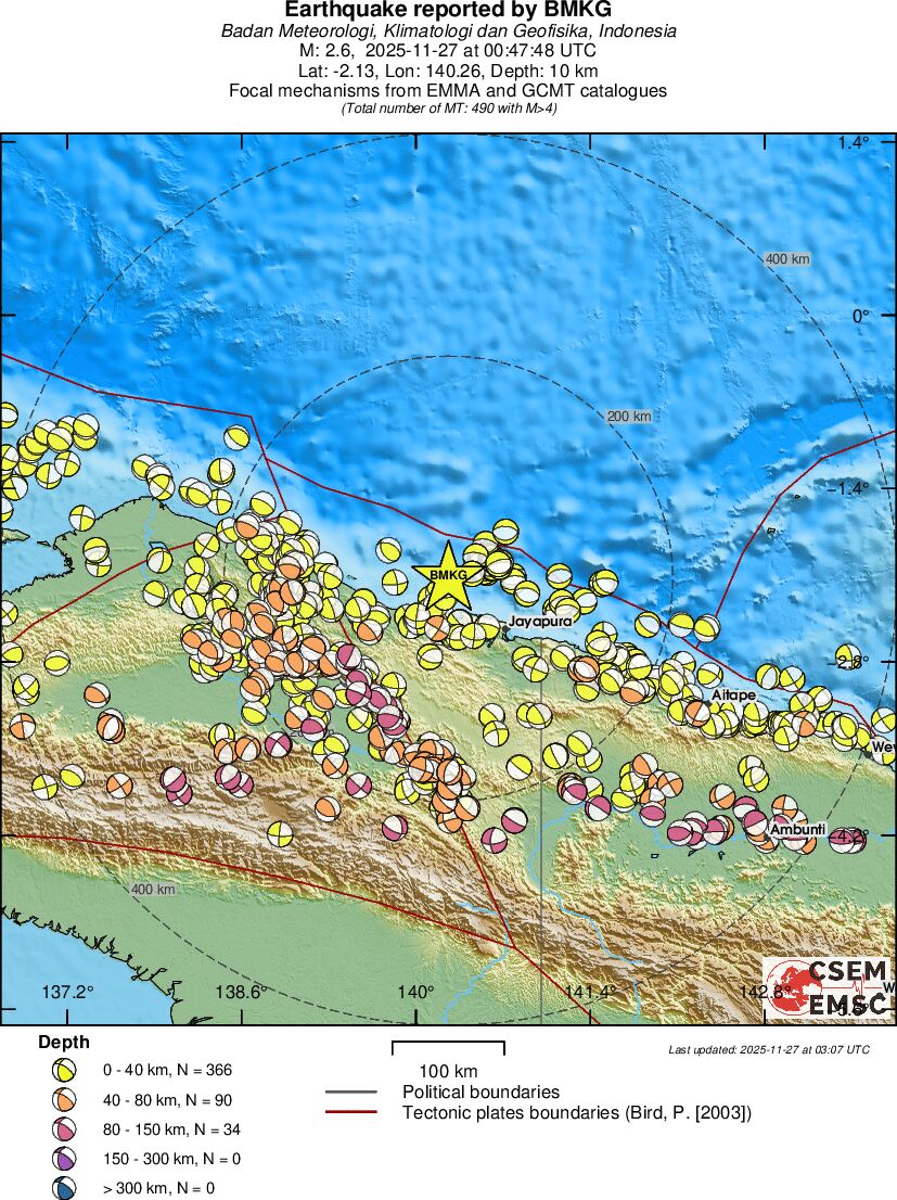 Regional moment Tensor