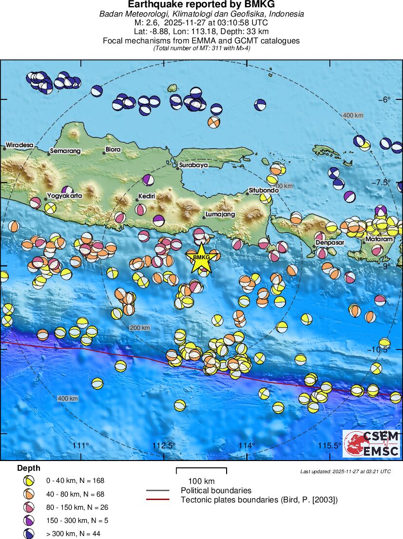 Regional moment Tensor