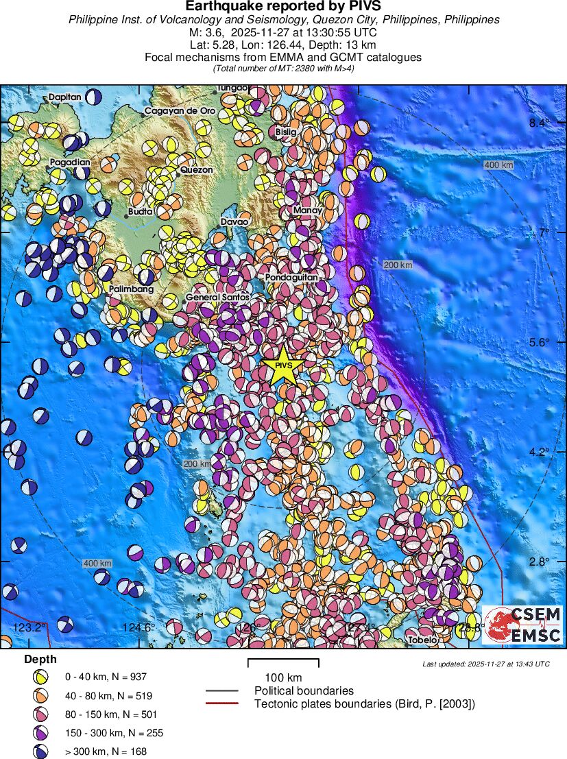 Regional moment Tensor