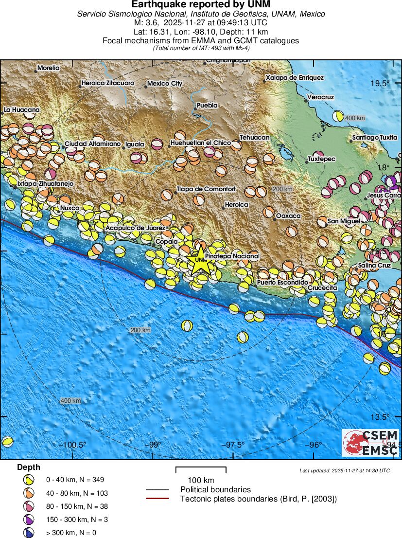 Regional moment Tensor