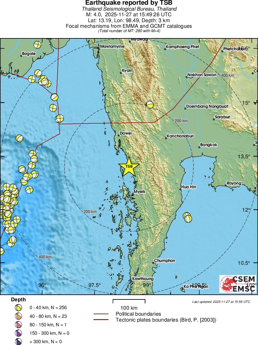 Regional moment Tensor