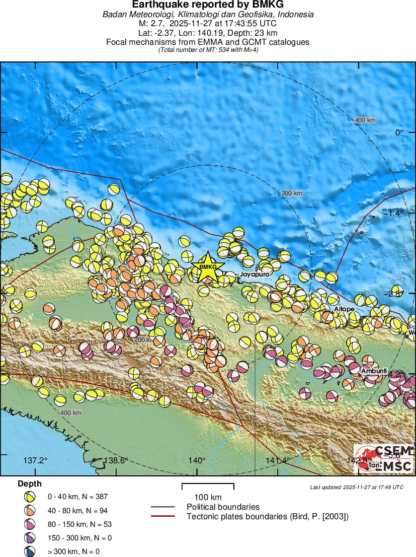 Regional moment Tensor