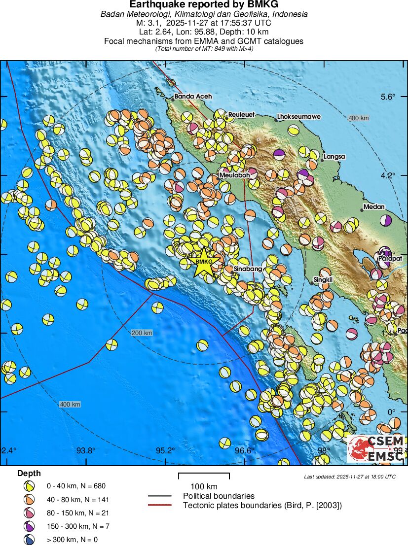 Regional moment Tensor