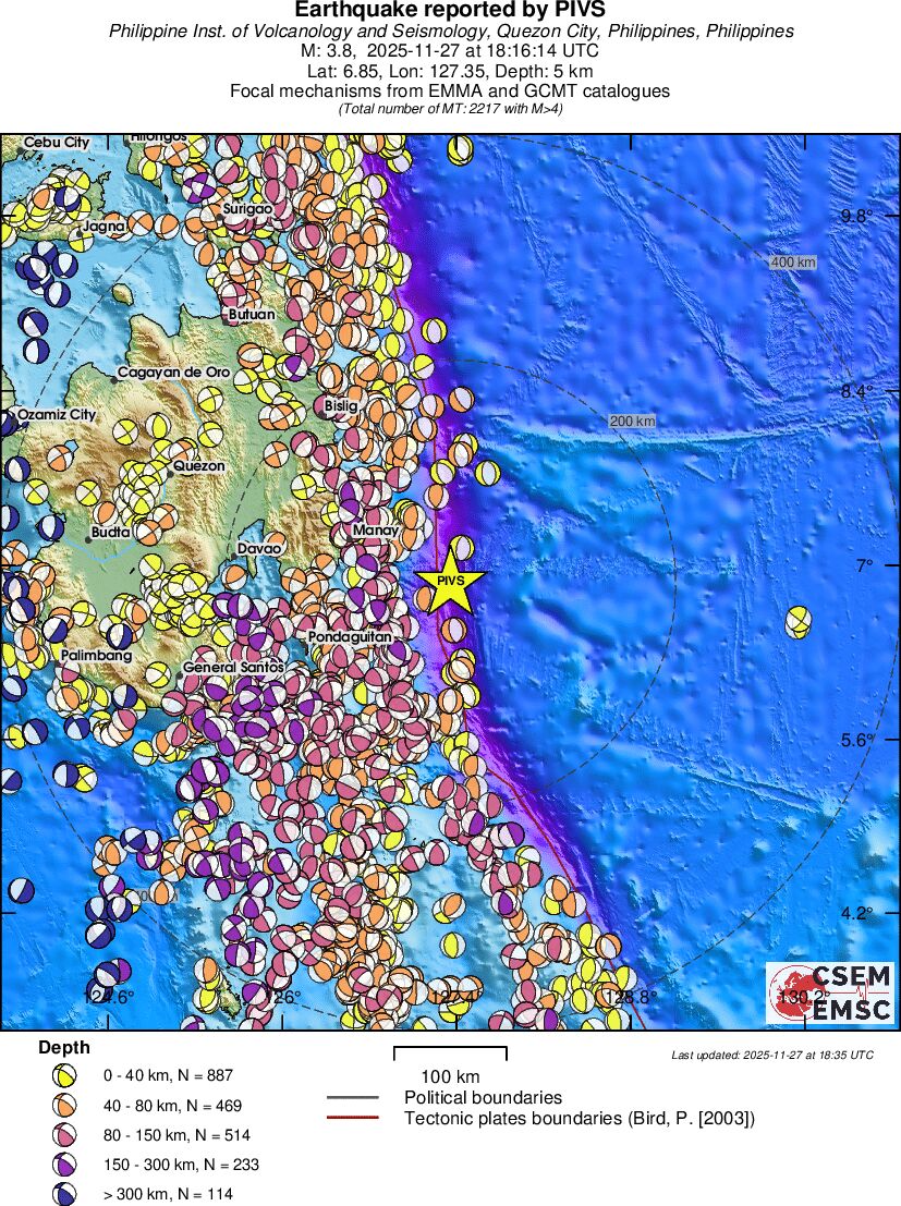 Regional moment Tensor