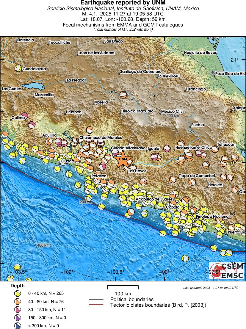 Regional moment Tensor