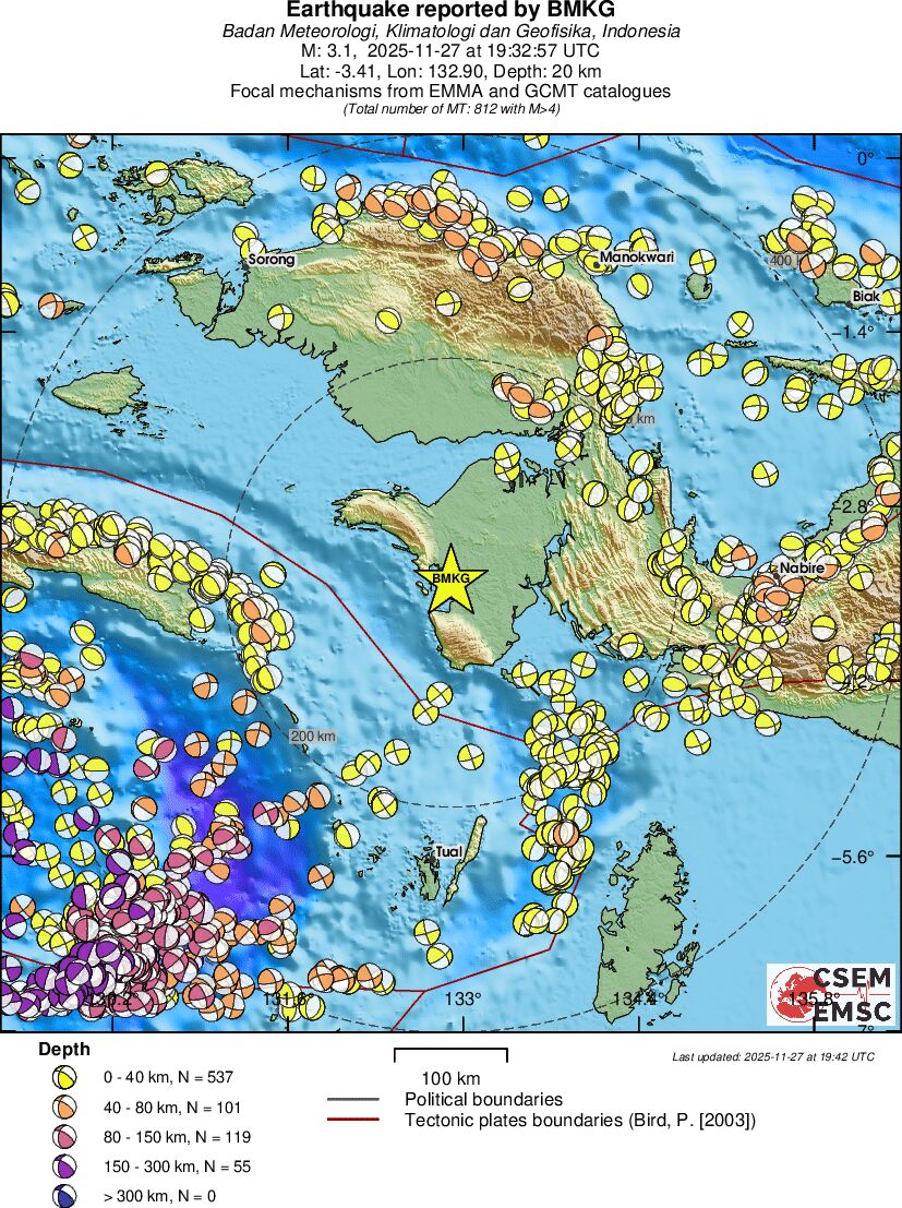 Regional moment Tensor