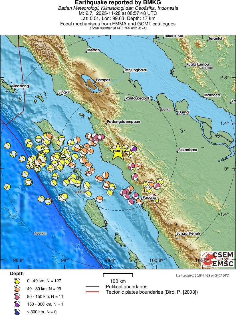 Regional moment Tensor